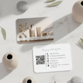  Modern Skincare Products Business Card wit 名刺