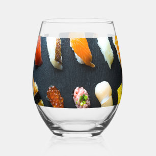 Modern Slate Wine Glass – SUSHIMI Collection ステムなしワイングラス
