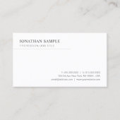 Modern Sleek Minimalist Template Professional 名刺 (正面)