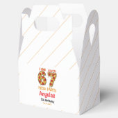 Modern Slice Slice Boy Six Seven Birthday Party フェイバーボックス (オープン)