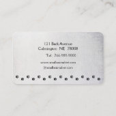 Modern Small Animal Veterinarian Business Card 名刺 (裏面)