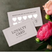 Modern Small Business Customer Stamp Reward ロイヤリティカード