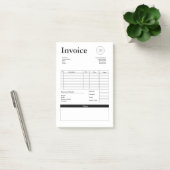 Modern Small Business Invoice Sales Receipt ポストイット (オフィス)