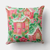 Modern Snowflake Winter Pillow – Neutral クッション (裏面)