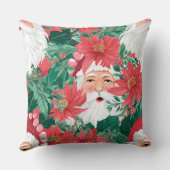 Modern Snowflake Winter Pillow – Neutral クッション (裏面)