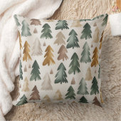 Modern Snowflake Winter Pillow – Neutral クッション (ブランケット)