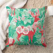 Modern Snowflake Winter Pillow – Neutral クッション (ブランケット)