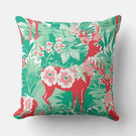 Modern Snowflake Winter Pillow – Neutral クッション