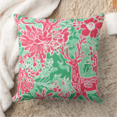 Modern Snowflake Winter Pillow – Neutral クッション (ブランケット)