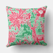 Modern Snowflake Winter Pillow – Neutral クッション (裏面)