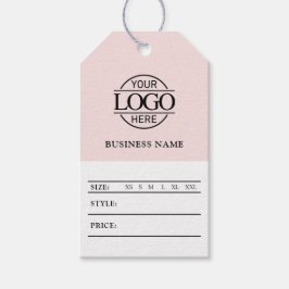 Modern Social Media Business Logo Price Hang Tag ギフトタグ