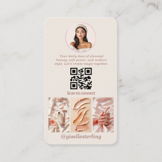 Modern Social Media Influencer 名刺 (裏面)