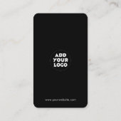 Modern Social Media QR Code | Instagram Facebook  名刺 (裏面)