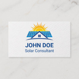 Modern Solar Energy Business Card 名刺