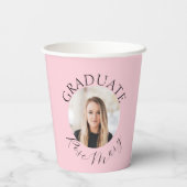 Modern sophisticated Photo Grad 紙コップ (裏面)