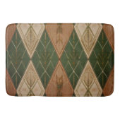 Modern Southwest Diamond Geometric Bath Mat バスマット (正面)