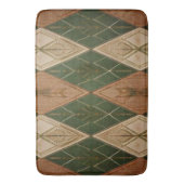 Modern Southwest Diamond Geometric Bath Mat バスマット (正面縦)