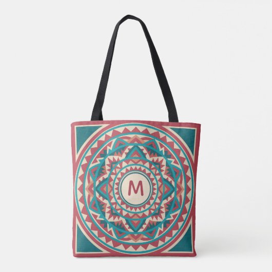 Modern Southwest Mandala トートバッグ (裏面)
