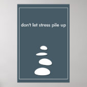 Modern Spa Wall Art Minimalist ポスター (正面)