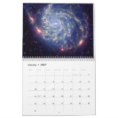 Modern Space THE GALAXY Calendar カレンダー (1月 2027)