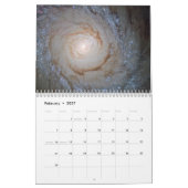 Modern Space THE GALAXY Calendar カレンダー (2月 2027)