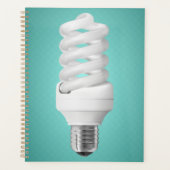 Modern Spiral Compact Fluorescent Lightbulb プランナー手帳 (正面)