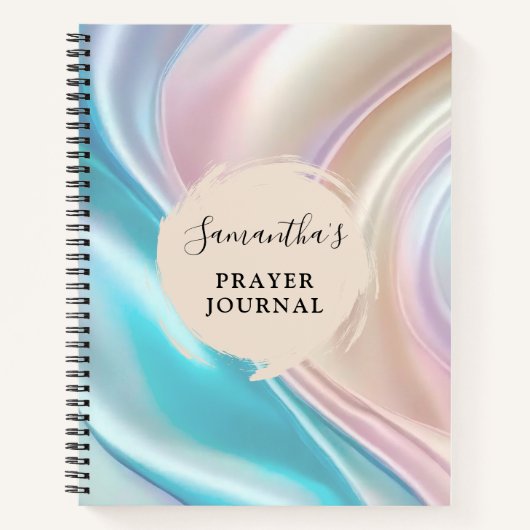 Modern Spiral Prayer Journal Notebook ノートブック (正面)
