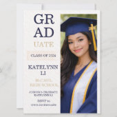 Modern Split Layout Invitation 招待状 (正面)