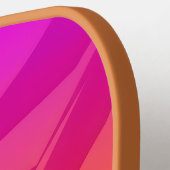 Modern Sporty Energetic Pop Art Aesthetic  ピックルボールラケット (左詳細)