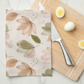 Modern Spring Botanical Floral Kitchen Towels キッチンタオル (四つ折り)