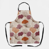Modern Spring Botanical FloralAll-Over Print Apron エプロン (正面)