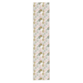 Modern Spring Botanical Table Runner ショートテーブルランナー