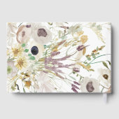 Modern Spring Bridal Shower ゲストブック (裏面)