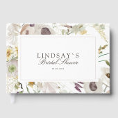 Modern Spring Bridal Shower ゲストブック (正面)