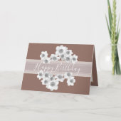 Modern Spring Daffodils Elegant Botanical Birthday カード (正面)