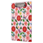 Modern Spring Garden Butterfly Floral  クリップボード (左)