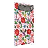 Modern Spring Garden Butterfly Floral  ミニクリップボード (アングル)