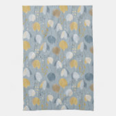 Modern Spring Tulip Botanical Kitchen Towels キッチンタオル (縦)