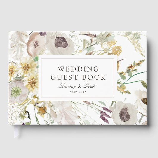 Modern Spring Wedding ゲストブック (正面)