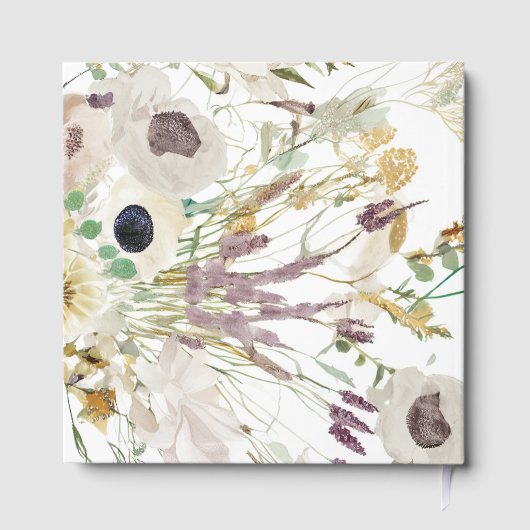 Modern Spring Wedding ゲストブック (裏面)