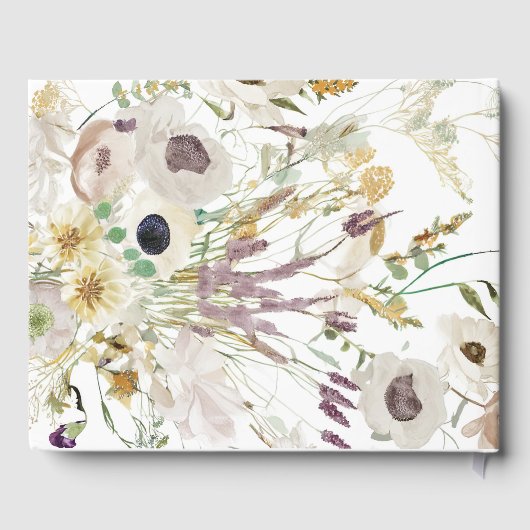 Modern Spring Wedding ゲストブック (裏面)