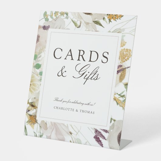  Modern Spring Wedding Cards & Gifts 台座サイン (正面)