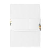 Modern spring wedding with orange Flowers 招待状ベリーバンド (裏面例)