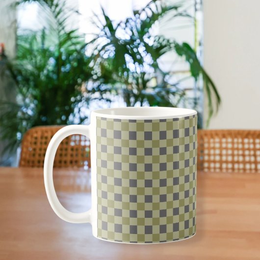 Modern Square Pattern Mug コーヒーマグカップ