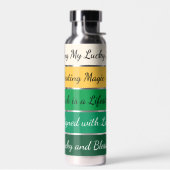 Modern St. Patrick’s Day Gradient ウォーターボトル (左面)