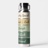 Modern St. Patrick’s Day Gradient ウォーターボトル (背面)