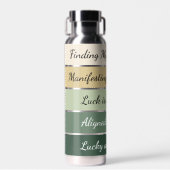 Modern St. Patrick’s Day Gradient ウォーターボトル (正面)