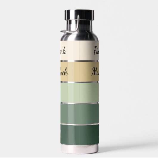 Modern St. Patrick’s Day Gradient ウォーターボトル (右面)