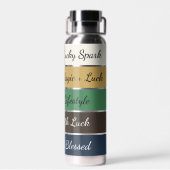 Modern St. Patrick’s Day Gradient ウォーターボトル (背面)