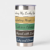 Modern St. Patrick’s Day Gradient 保温保冷タンブラー (左面)